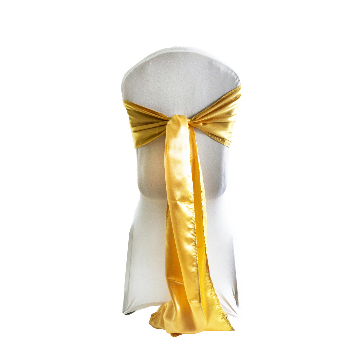  Bright Gold Chair Bow 
